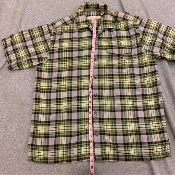 Tommy Bahama silk blend plaid shirt - Picture 3 of 10